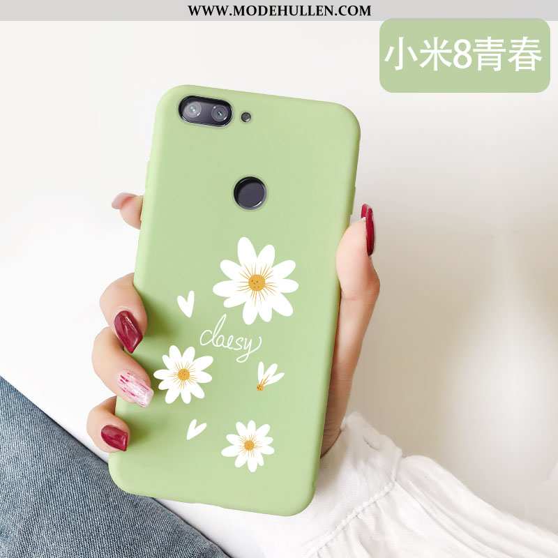 Hülle Xiaomi Mi 8 Lite Silikon Schutz Alles Inklusive Handy Rosa Nubuck Anti-sturz