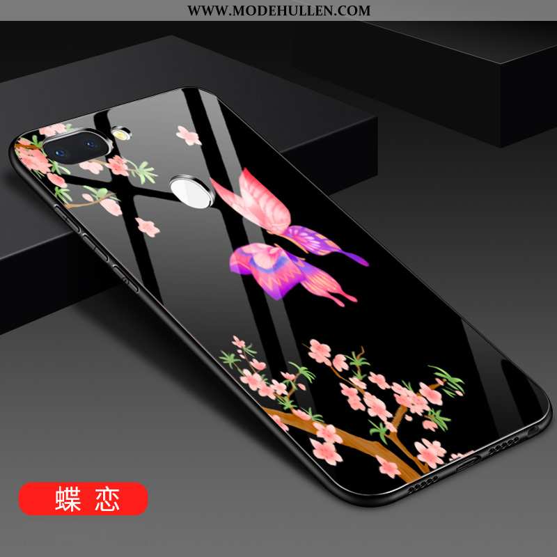 Hülle Xiaomi Mi 8 Lite Trend Weiche Gemalt Karikatur Einfassung Kreativ Temperieren Blau