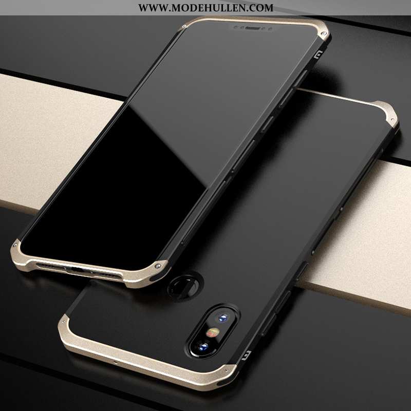 Hülle Xiaomi Mi 8 Metall Schutz Trend Mini Handy Case Lila