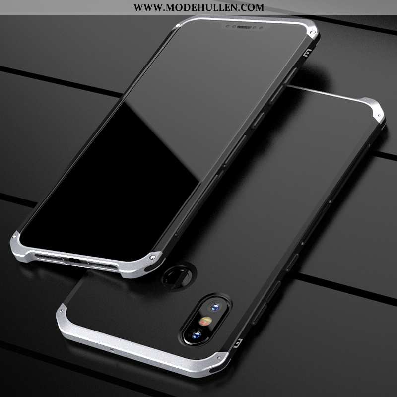 Hülle Xiaomi Mi 8 Metall Schutz Trend Mini Handy Case Lila