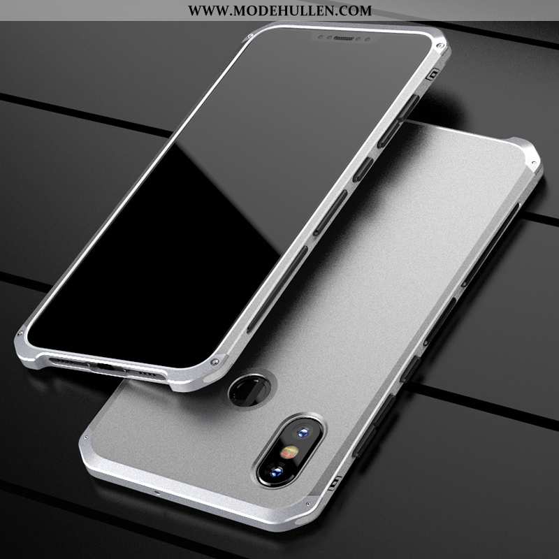 Hülle Xiaomi Mi 8 Metall Schutz Trend Mini Handy Case Lila