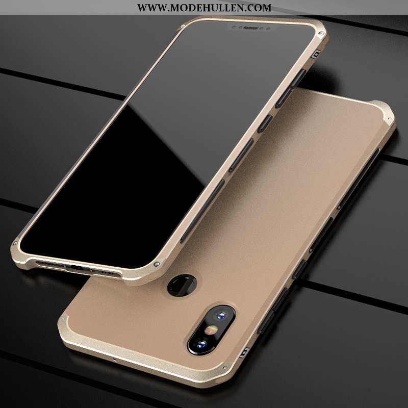 Hülle Xiaomi Mi 8 Metall Schutz Trend Mini Handy Case Lila