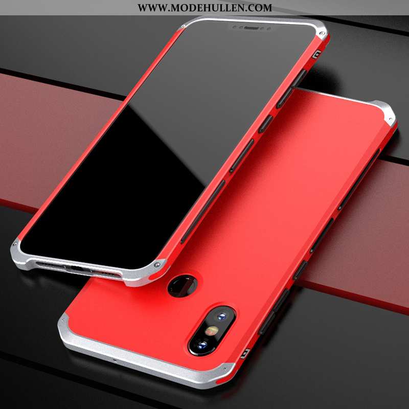 Hülle Xiaomi Mi 8 Metall Schutz Trend Mini Handy Case Lila