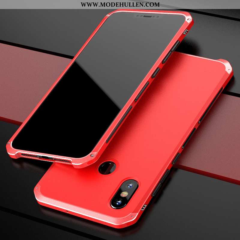 Hülle Xiaomi Mi 8 Metall Schutz Trend Mini Handy Case Lila