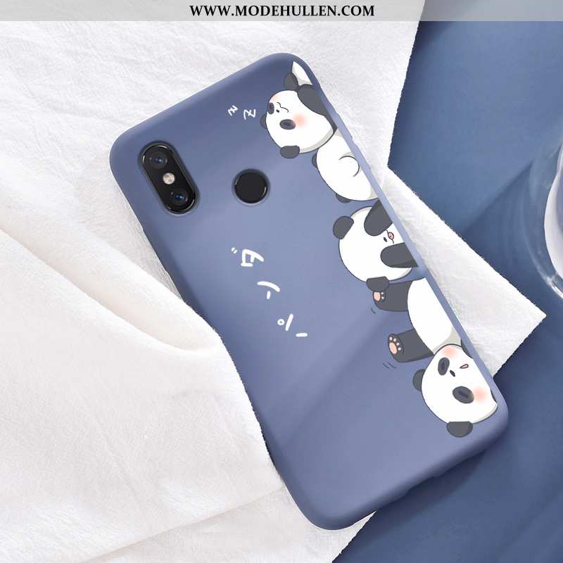 Hülle Xiaomi Mi 8 Muster Silikon Case Nette Handy Rot Persönlichkeit Rote