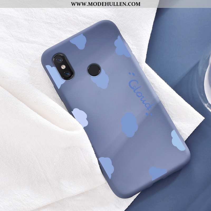 Hülle Xiaomi Mi 8 Muster Silikon Case Nette Handy Rot Persönlichkeit Rote