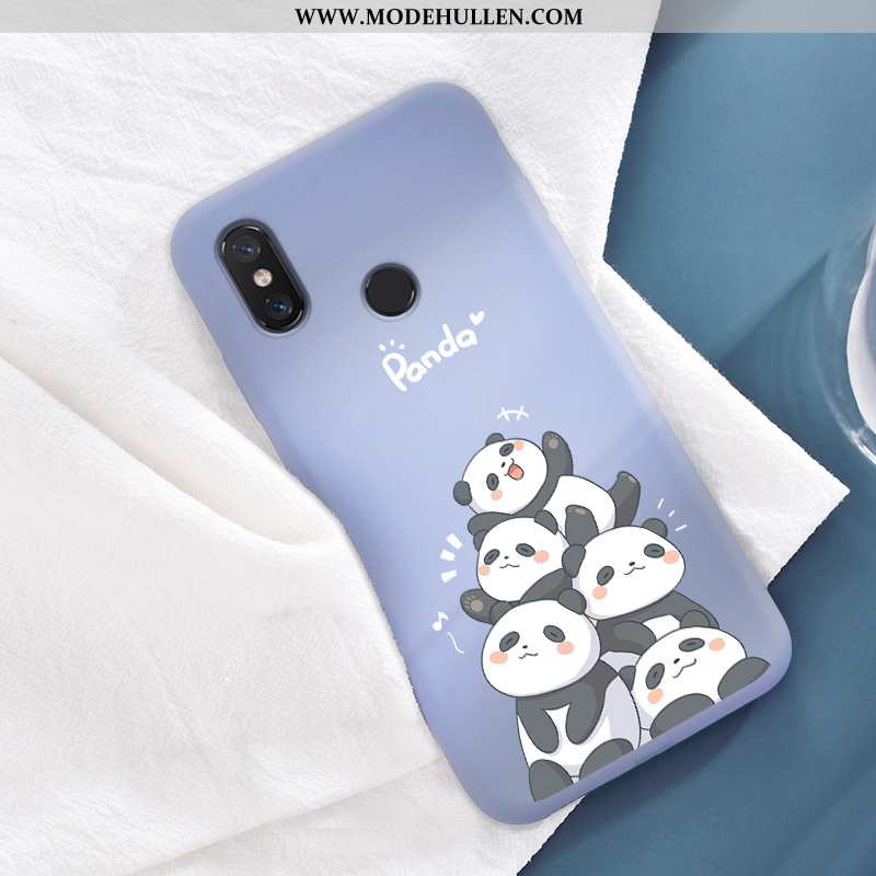 Hülle Xiaomi Mi 8 Muster Silikon Case Nette Handy Rot Persönlichkeit Rote