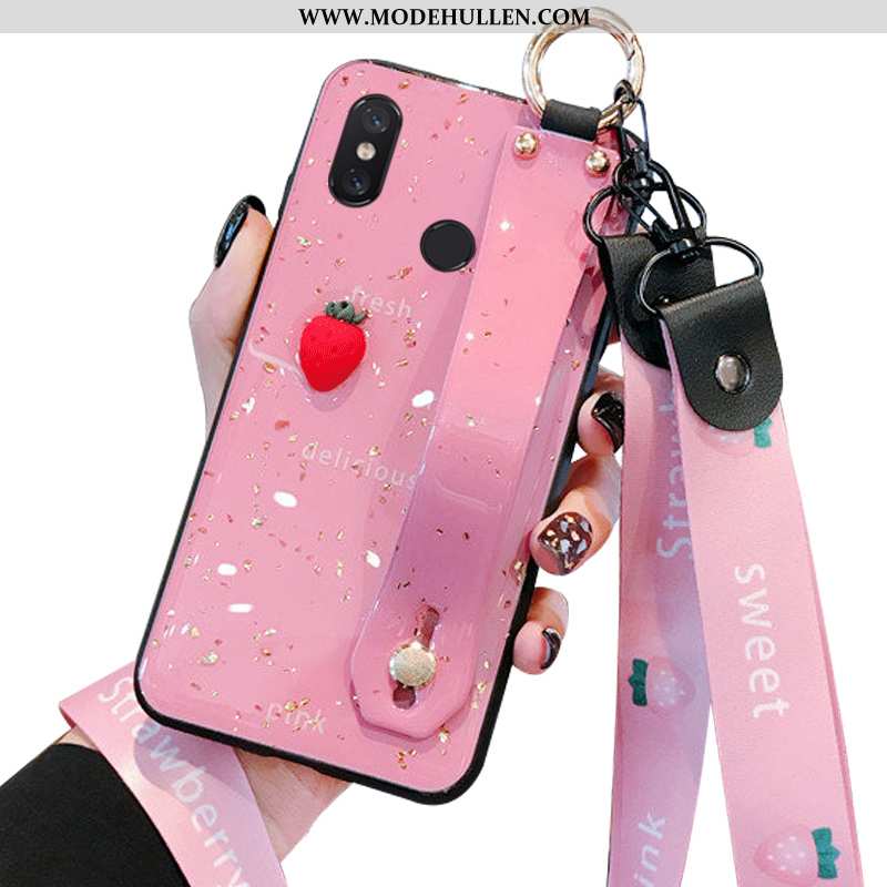 Hülle Xiaomi Mi 8 Muster Trend Weiche Herz Case Kuh Schutz Rosa