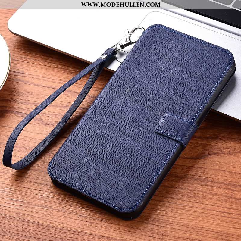 Hülle Xiaomi Mi 8 Pro Lederhülle Muster Handy Silikon Case Karte Champagne