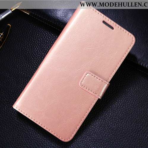 Hülle Xiaomi Mi 8 Pro Lederhülle Schutz Handy Anti-sturz Clamshell Mini Rot Braun