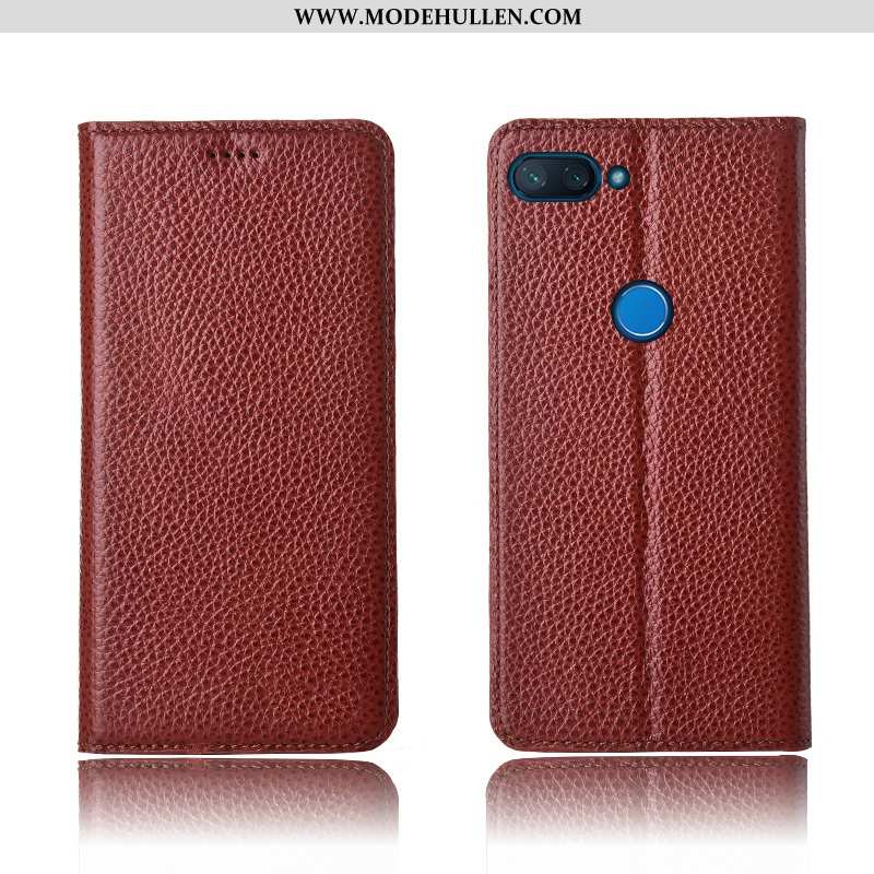 Hülle Xiaomi Mi 8 Pro Muster Weiche Schutz Braun Jugend Case