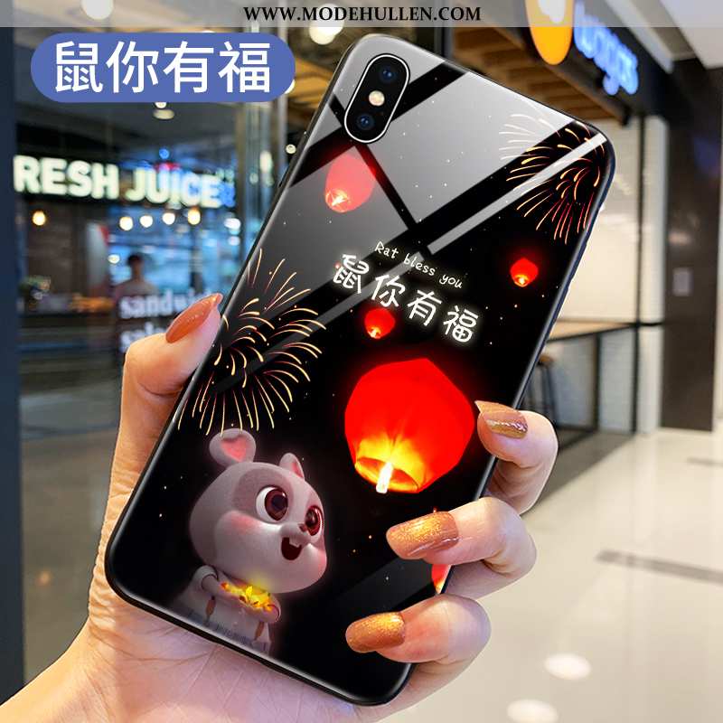 Hülle Xiaomi Mi 8 Pro Silikon Schutz Mini Netto Rot Case Karikatur Rote