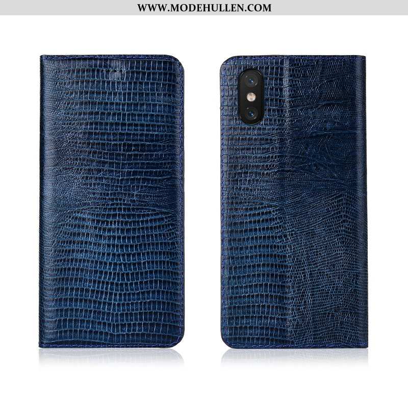 Hülle Xiaomi Mi 8 Pro Weiche Silikon Anti-sturz Neu Case Muster Blau