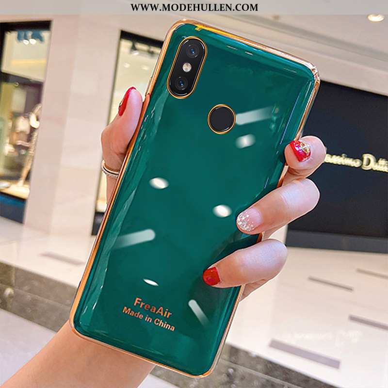 Hülle Xiaomi Mi 8 Schutz Nubuck Muster Anti-sturz Trend Handy Case Grün