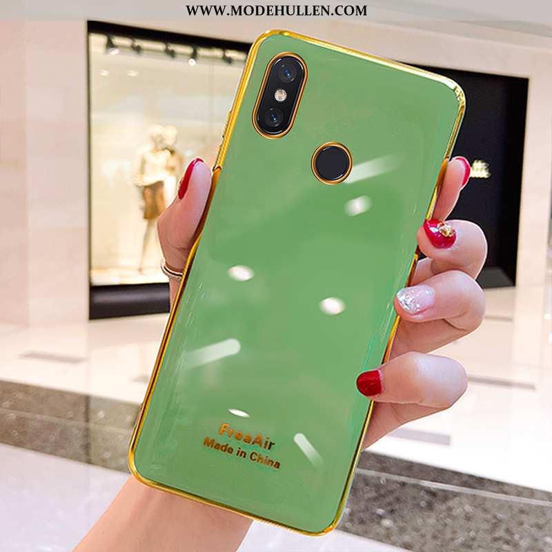 Hülle Xiaomi Mi 8 Schutz Nubuck Muster Anti-sturz Trend Handy Case Grün