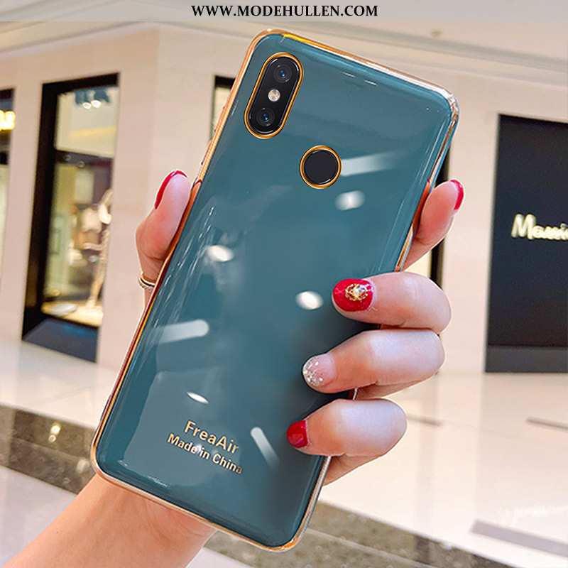 Hülle Xiaomi Mi 8 Schutz Nubuck Muster Anti-sturz Trend Handy Case Grün