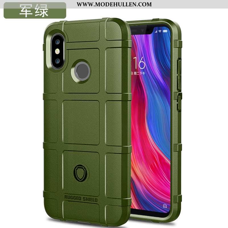 Hülle Xiaomi Mi 8 Schutz Persönlichkeit Silikon Trend Case Mini Weiche Braun