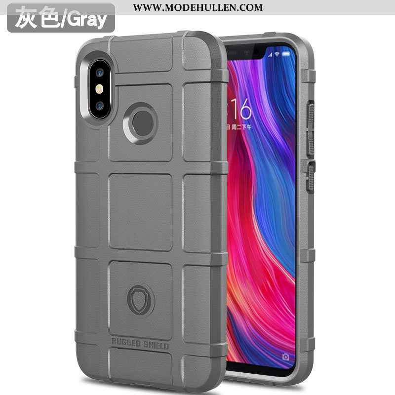 Hülle Xiaomi Mi 8 Schutz Persönlichkeit Silikon Trend Case Mini Weiche Braun