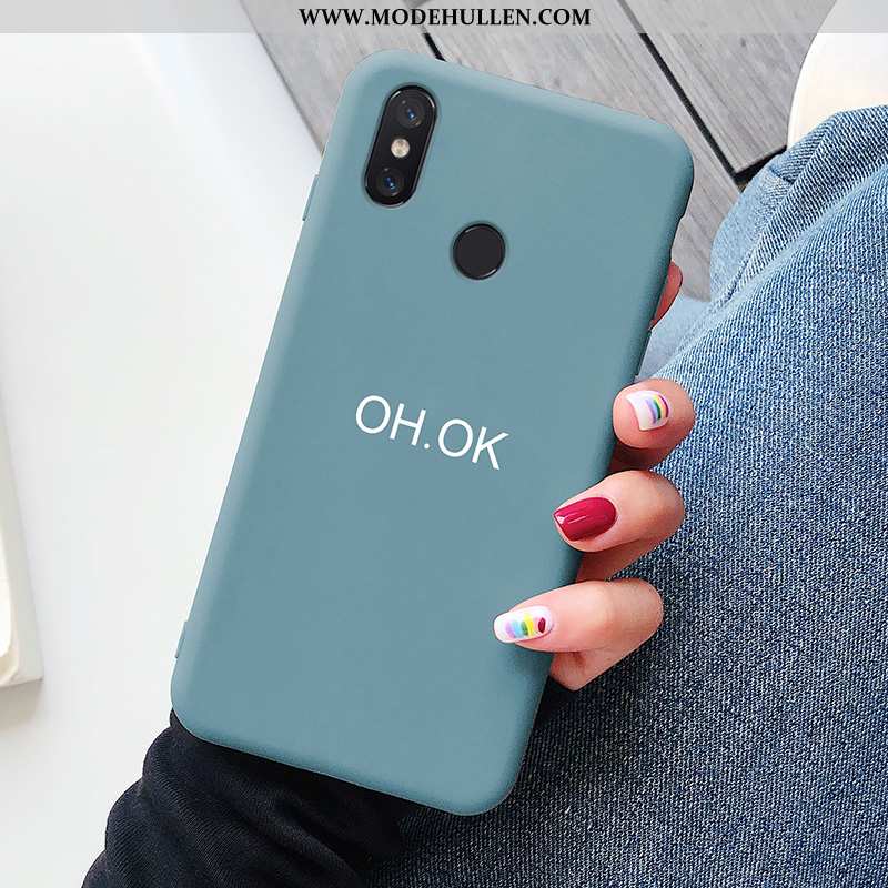 Hülle Xiaomi Mi 8 Schutz Persönlichkeit Trend Liebe Einfach Weiche Jugend Burgund