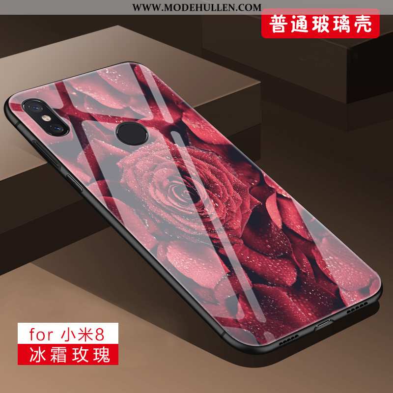 Hülle Xiaomi Mi 8 Silikon Schutz Case Trend Weiche Jugend Lila