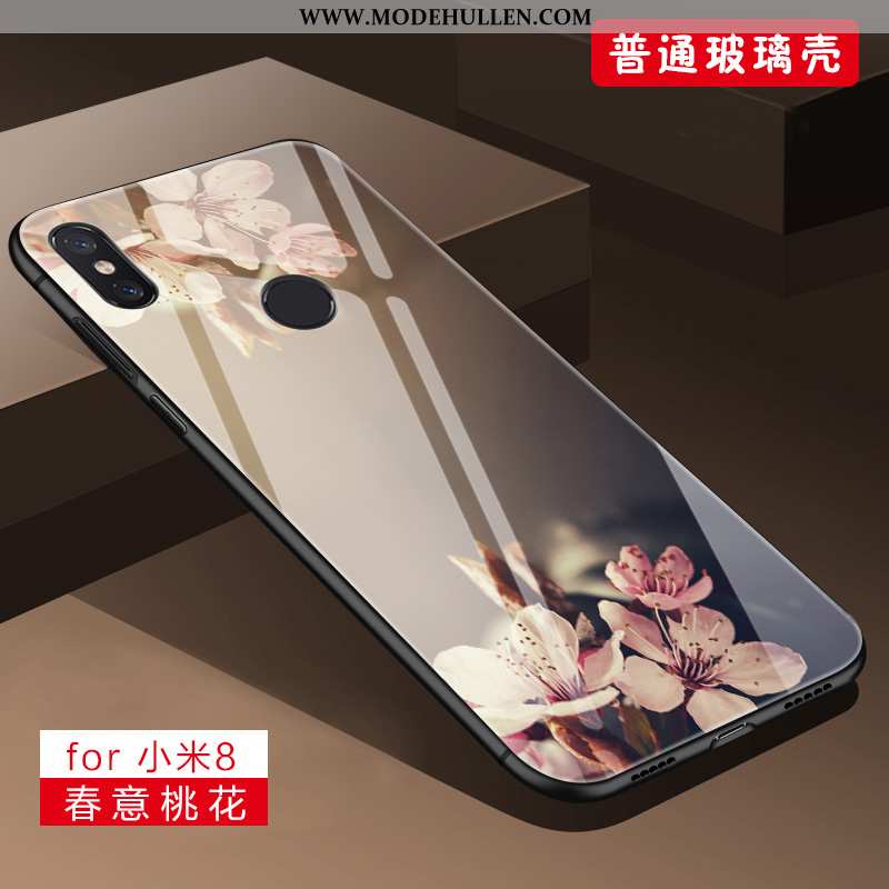 Hülle Xiaomi Mi 8 Silikon Schutz Case Trend Weiche Jugend Lila