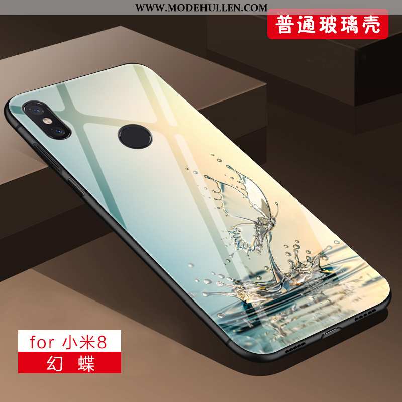 Hülle Xiaomi Mi 8 Silikon Schutz Case Trend Weiche Jugend Lila