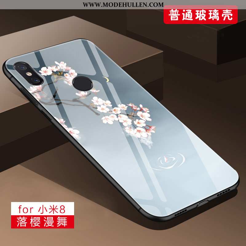 Hülle Xiaomi Mi 8 Silikon Schutz Case Trend Weiche Jugend Lila