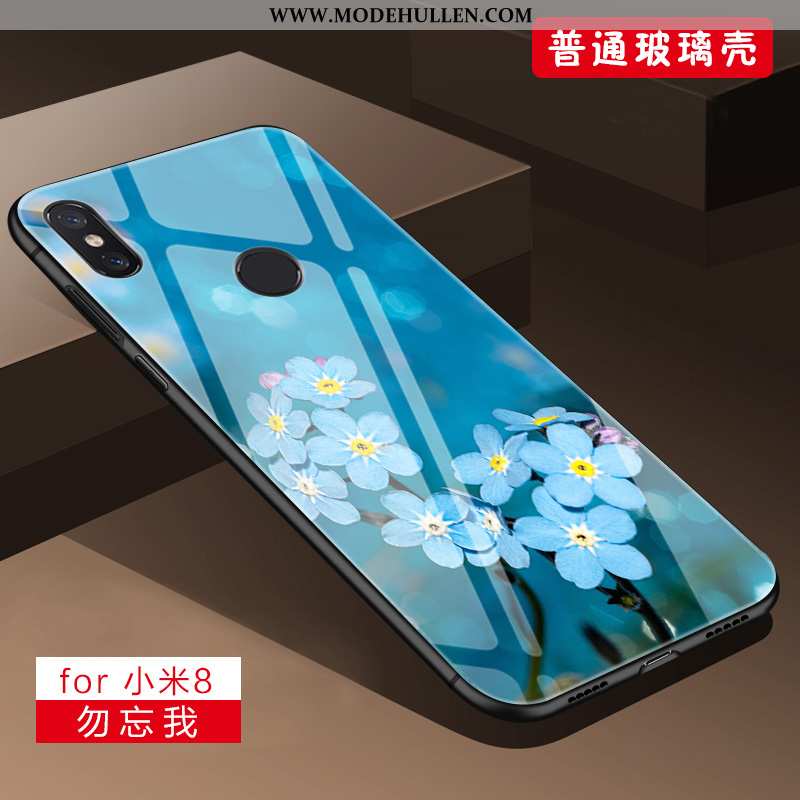 Hülle Xiaomi Mi 8 Silikon Schutz Case Trend Weiche Jugend Lila