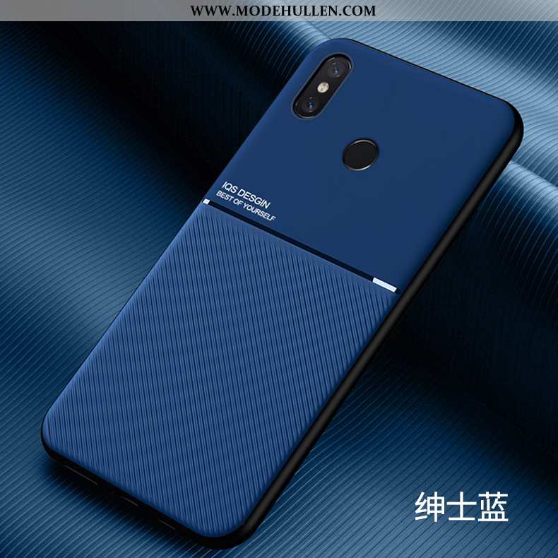 Hülle Xiaomi Mi 8 Silikon Schutz Super Persönlichkeit Anti-sturz Handy Halterung Blau