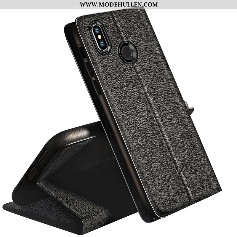 Hülle Xiaomi Mi 8 Trend Weiche Folio Schwarz Persönlichkeit Kreativ