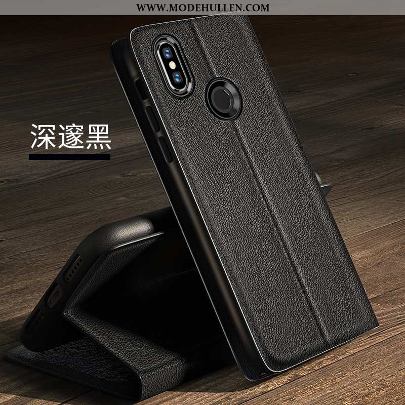 Hülle Xiaomi Mi 8 Trend Weiche Folio Schwarz Persönlichkeit Kreativ