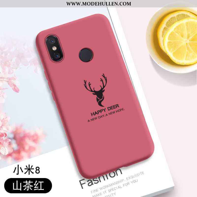 Hülle Xiaomi Mi 8 Trend Weiche Grün Kreativ Alles Inklusive Silikon Schutz