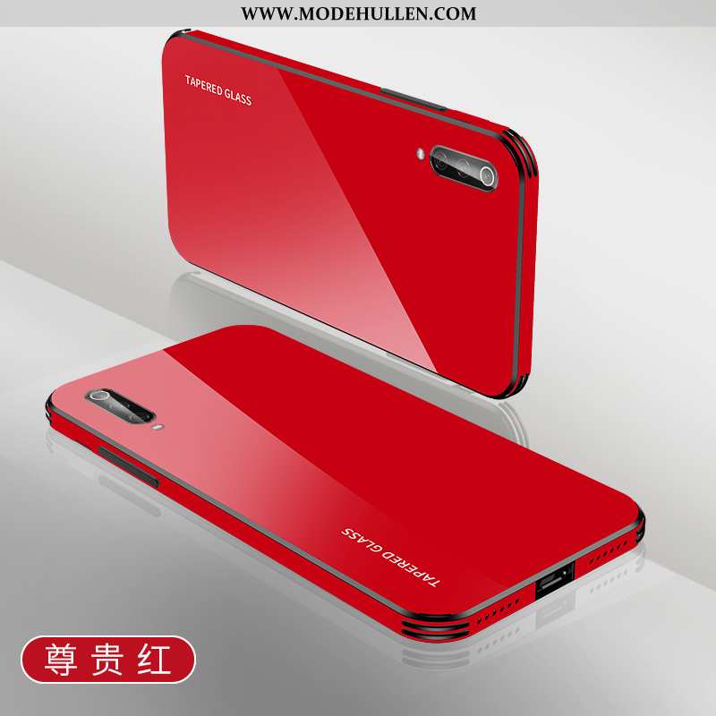 Hülle Xiaomi Mi 9 Glas Mode Mini Trend Rot Einfach Rote