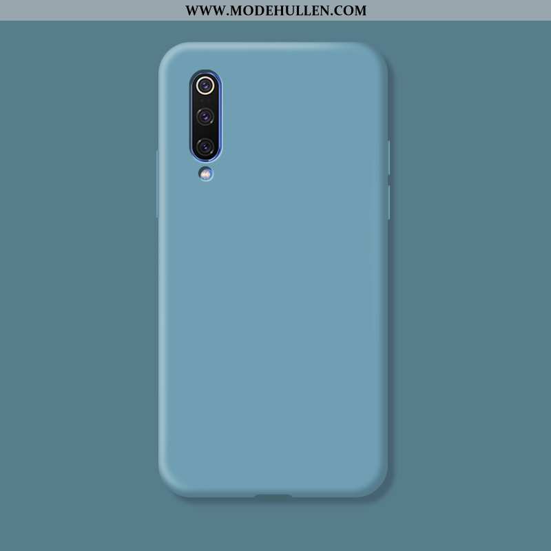 Hülle Xiaomi Mi 9 Kreativ Trend Silikon Mini Nubuck Weiche Blau