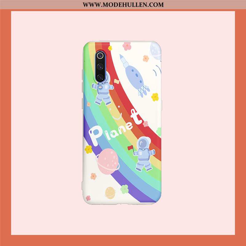 Hülle Xiaomi Mi 9 Lite Karikatur Nette Weiche Silikon Handy Rosa