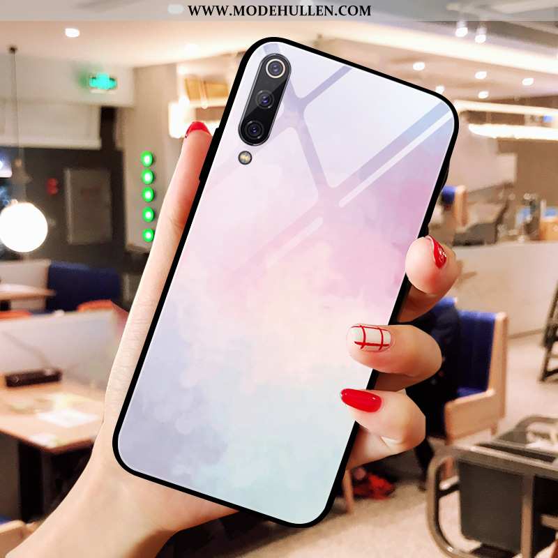 Hülle Xiaomi Mi 9 Lite Kreativ Trend Neu Einfarbig Handy High-end Rosa