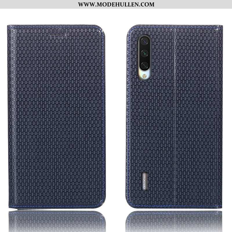 Hülle Xiaomi Mi 9 Lite Lederhülle Muster Case Folio Handy Braun