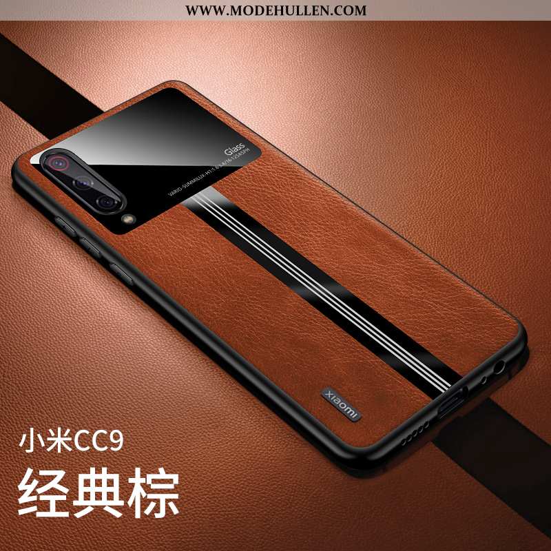 Hülle Xiaomi Mi 9 Lite Lederhülle Persönlichkeit Handy Kreativ Schwarz Muster