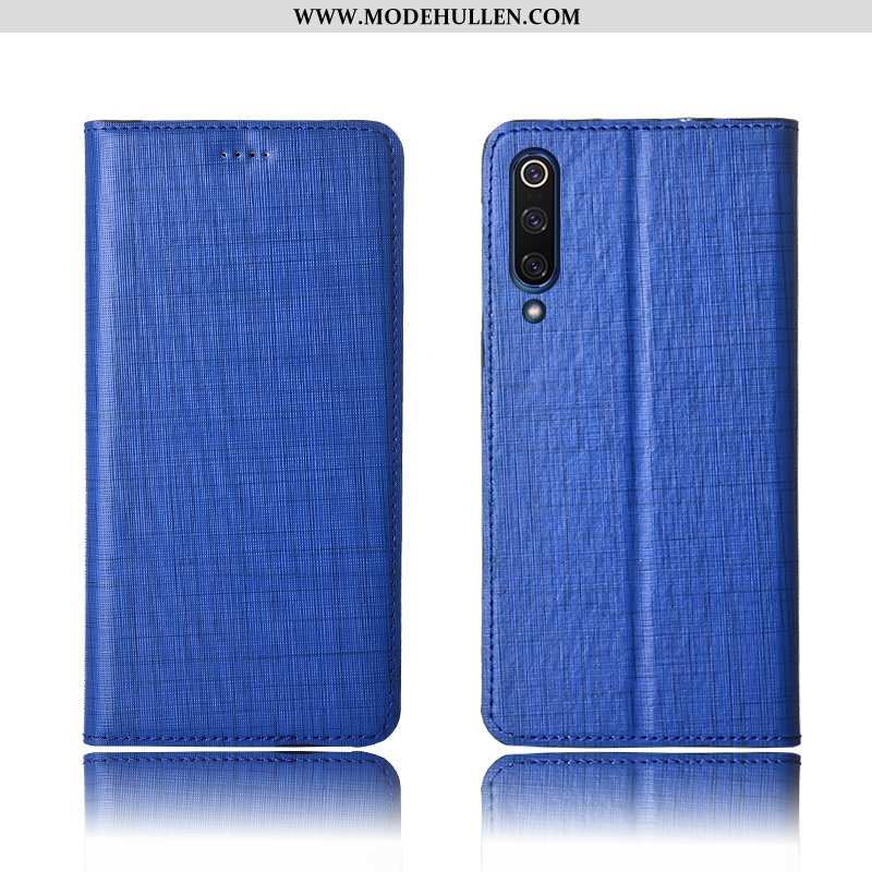 Hülle Xiaomi Mi 9 Lite Lederhülle Weiche Muster Anti-sturz Silikon Neu Angepasst Rote