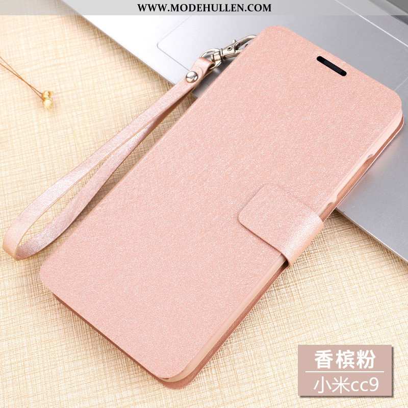 Hülle Xiaomi Mi 9 Lite Nubuck Persönlichkeit Muster Lederhülle Handy Schutz Angepasst Rosa