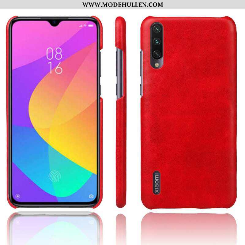 Hülle Xiaomi Mi 9 Lite Schutz Lederhülle Grau Mini Wasserdicht Verschleißfeste Nubuck