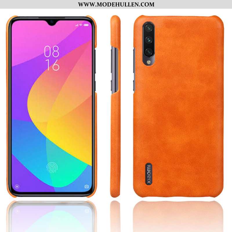 Hülle Xiaomi Mi 9 Lite Schutz Lederhülle Grau Mini Wasserdicht Verschleißfeste Nubuck