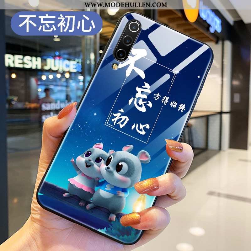 Hülle Xiaomi Mi 9 Lite Silikon Schutz Persönlichkeit Alles Inklusive Glas Handy Blau