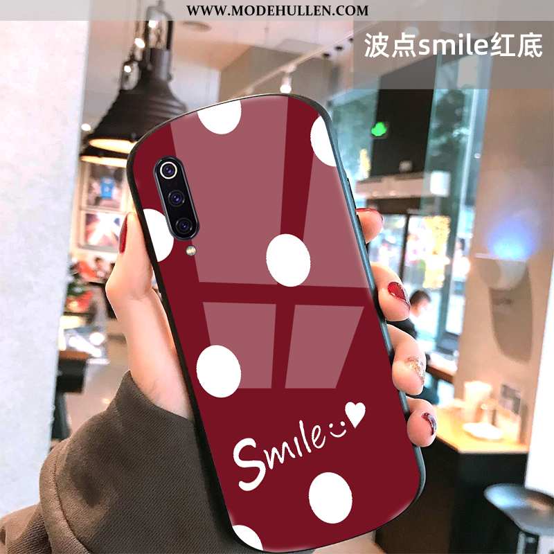 Hülle Xiaomi Mi 9 Lite Trend Weiche Mini Wellenpunkt Dünne Handy Case Weiße