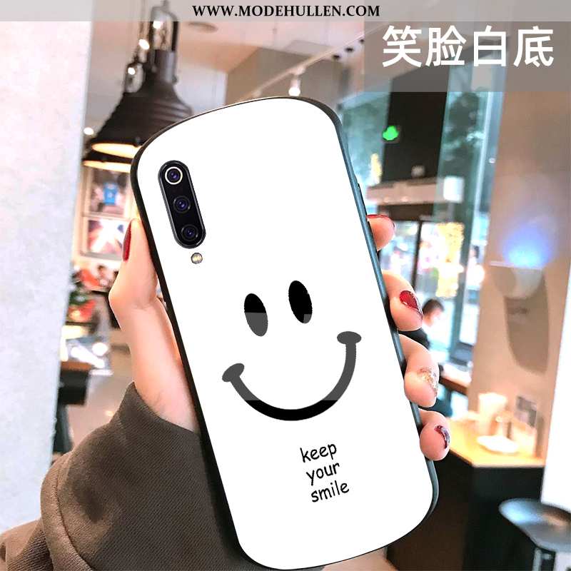 Hülle Xiaomi Mi 9 Lite Trend Weiche Mini Wellenpunkt Dünne Handy Case Weiße