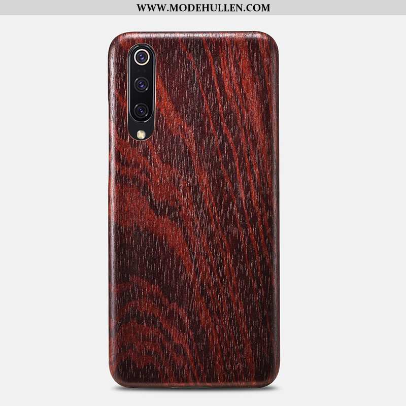 Hülle Xiaomi Mi 9 Muster Aus Holz Rutschfest Qualität Alles Inklusive Anti-sturz Braun