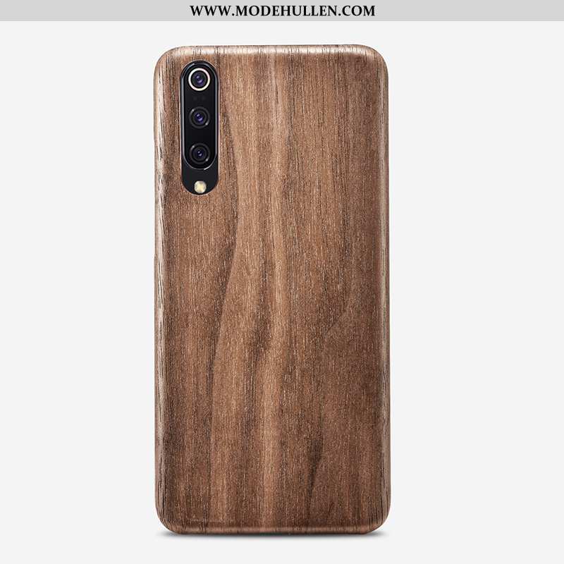 Hülle Xiaomi Mi 9 Muster Aus Holz Rutschfest Qualität Alles Inklusive Anti-sturz Braun