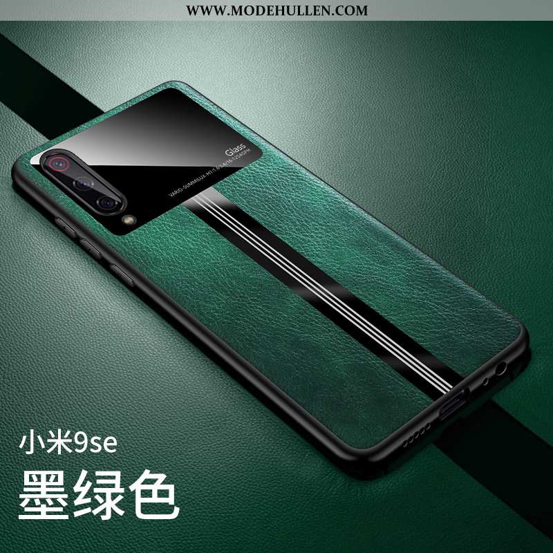 Hülle Xiaomi Mi 9 Se Lederhülle Persönlichkeit Business Schwarz Einfach Schutz