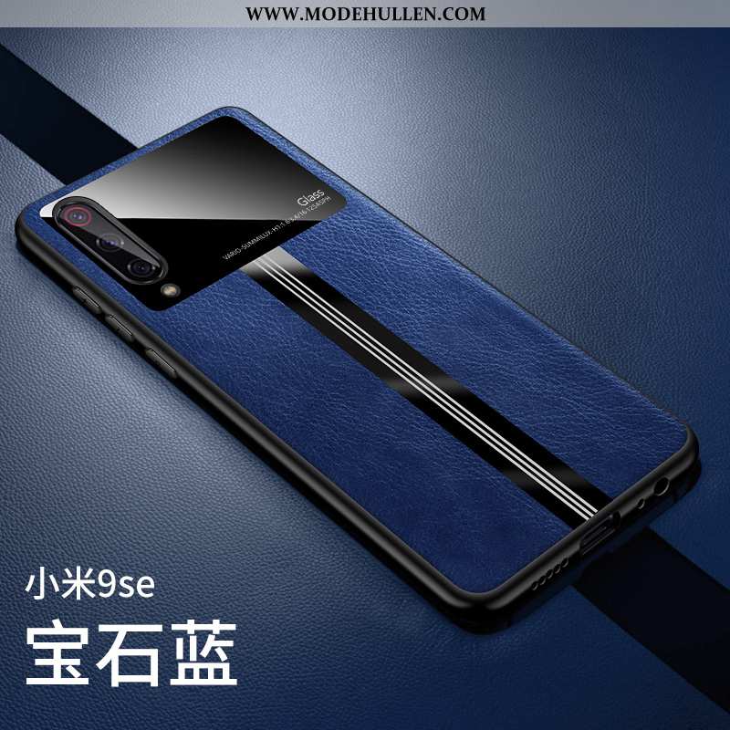 Hülle Xiaomi Mi 9 Se Lederhülle Persönlichkeit Business Schwarz Einfach Schutz