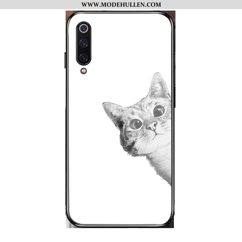 Hülle Xiaomi Mi 9 Se Schutz Glas Silikon Weiche Mini Case Weiße